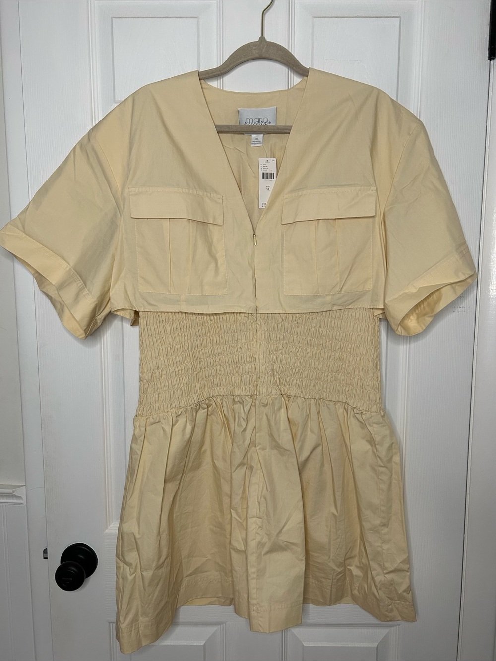 Anthropologie Mare Mare Utility Short-Sleeve Mini Shirt Dress - Picture 6 of 16